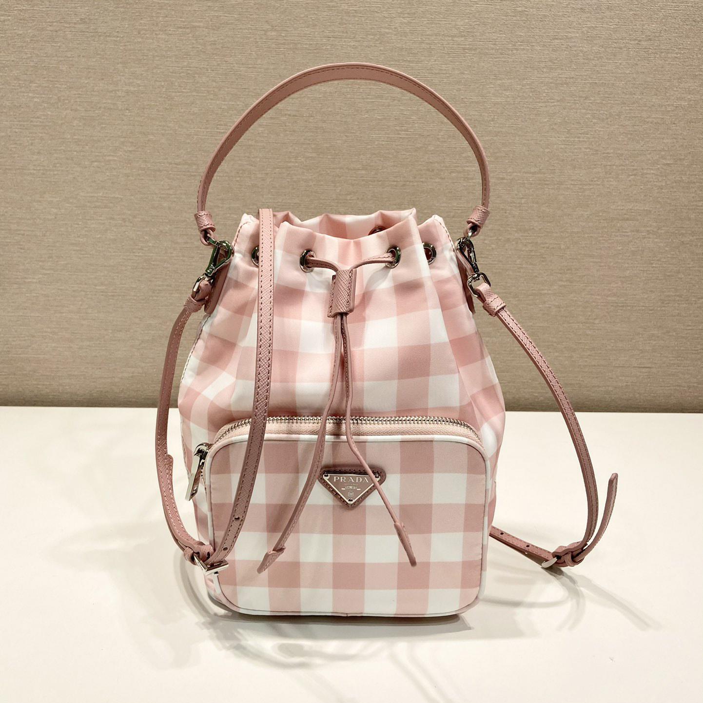 Prada Duet printed Re-Nylon bag - FashionPlug