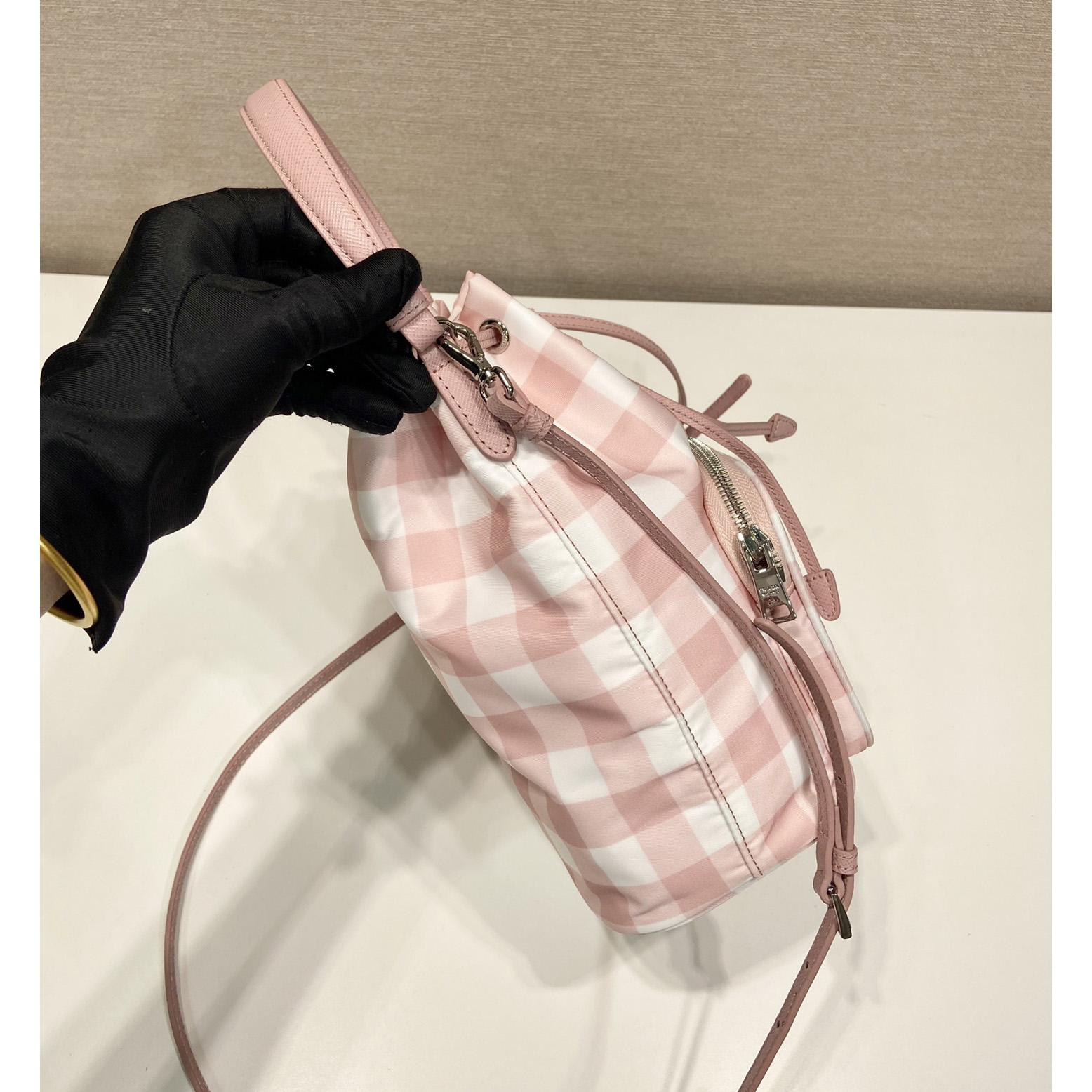 Prada Duet printed Re-Nylon bag - FashionPlug