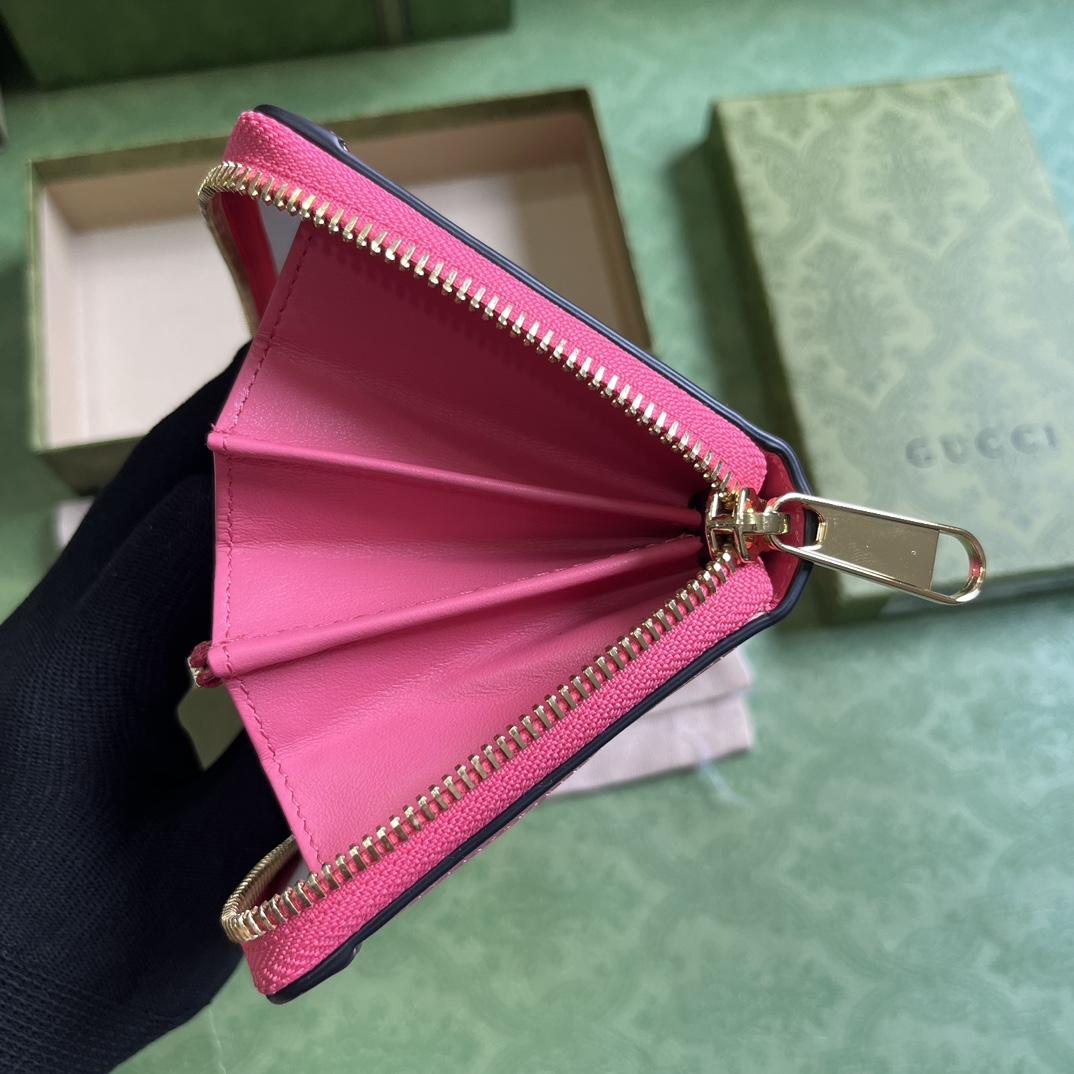 Gucci GG Matelasse Zip-around Wallet - FashionPlug