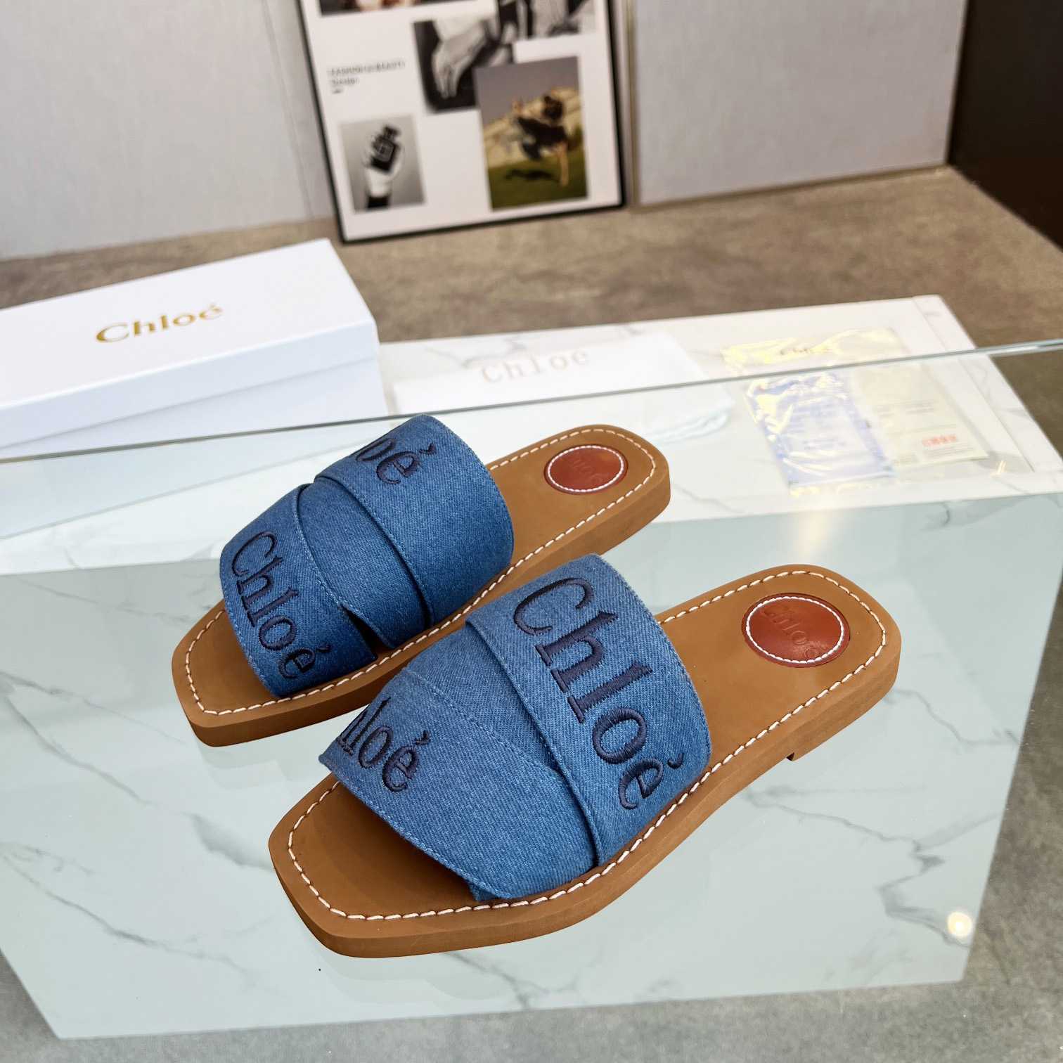 Chloe Woody Flat Mule - FashionPlug