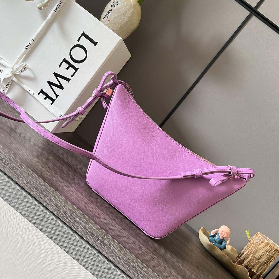Loewe Mini Hammock Hobo Bag In Classic Calfskin - FashionPlug