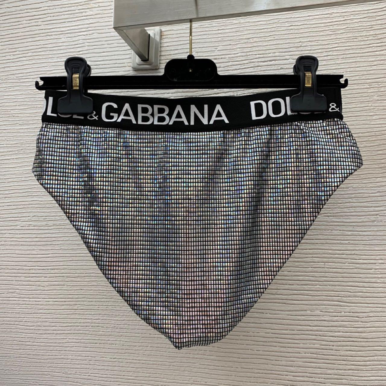 Dolce & Gabbana Crystal mesh triangle Bra & Briefs  - FashionPlug