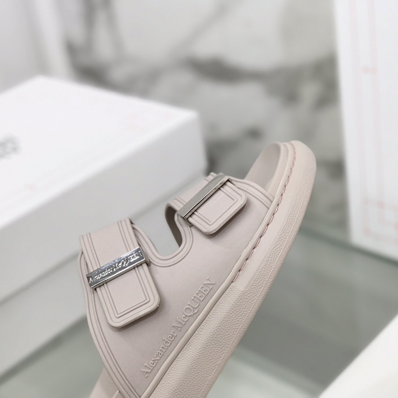 Alexander Mqueen Women's Hybrid Slide In Tea Rose - FashionPlug