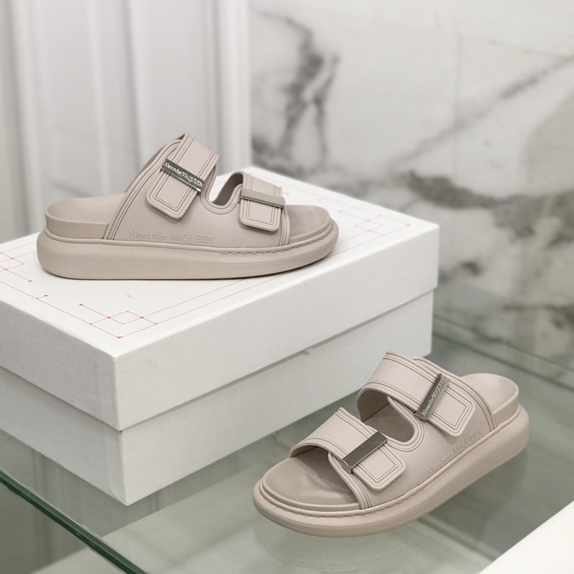Alexander Mqueen Women's Hybrid Slide In Tea Rose - FashionPlug
