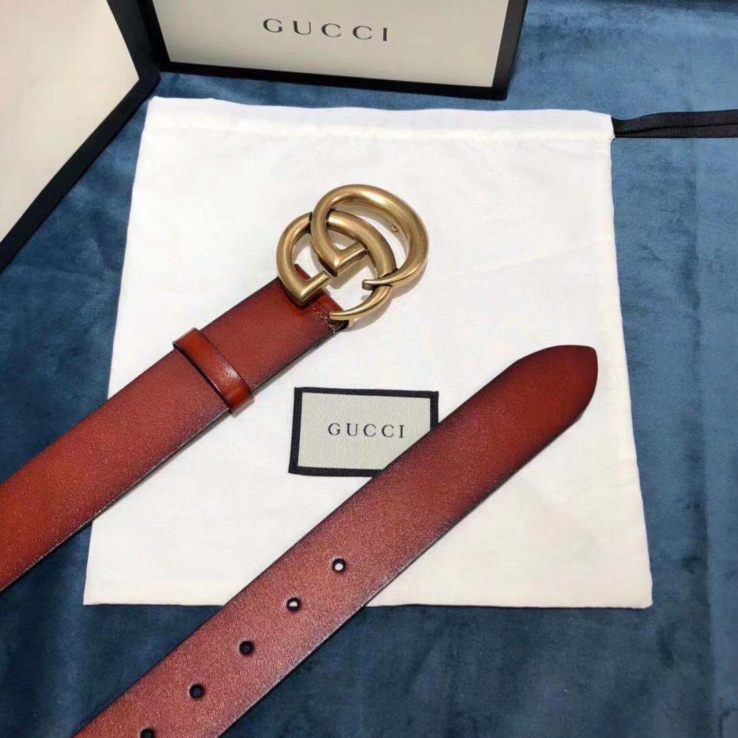 Gucci Leather Belt - FashionPlug