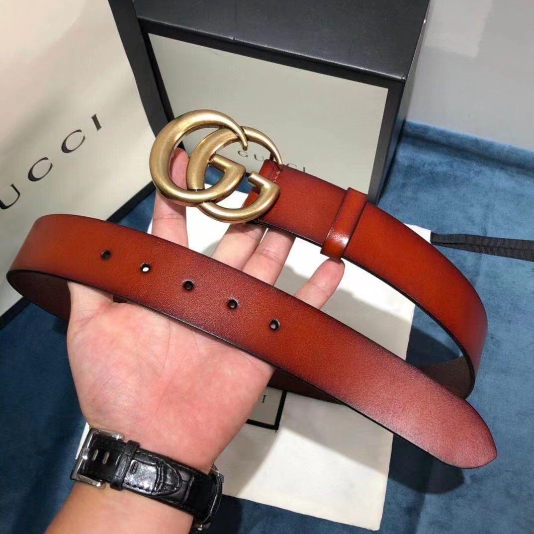 Gucci Leather Belt - FashionPlug