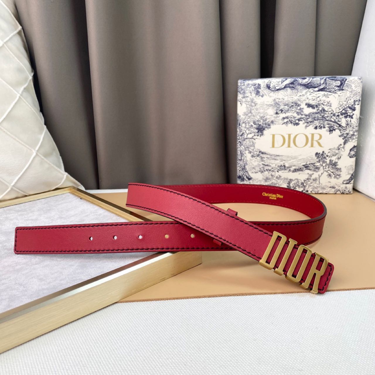 Dior D-Fence Reversible Belt  - FashionPlug