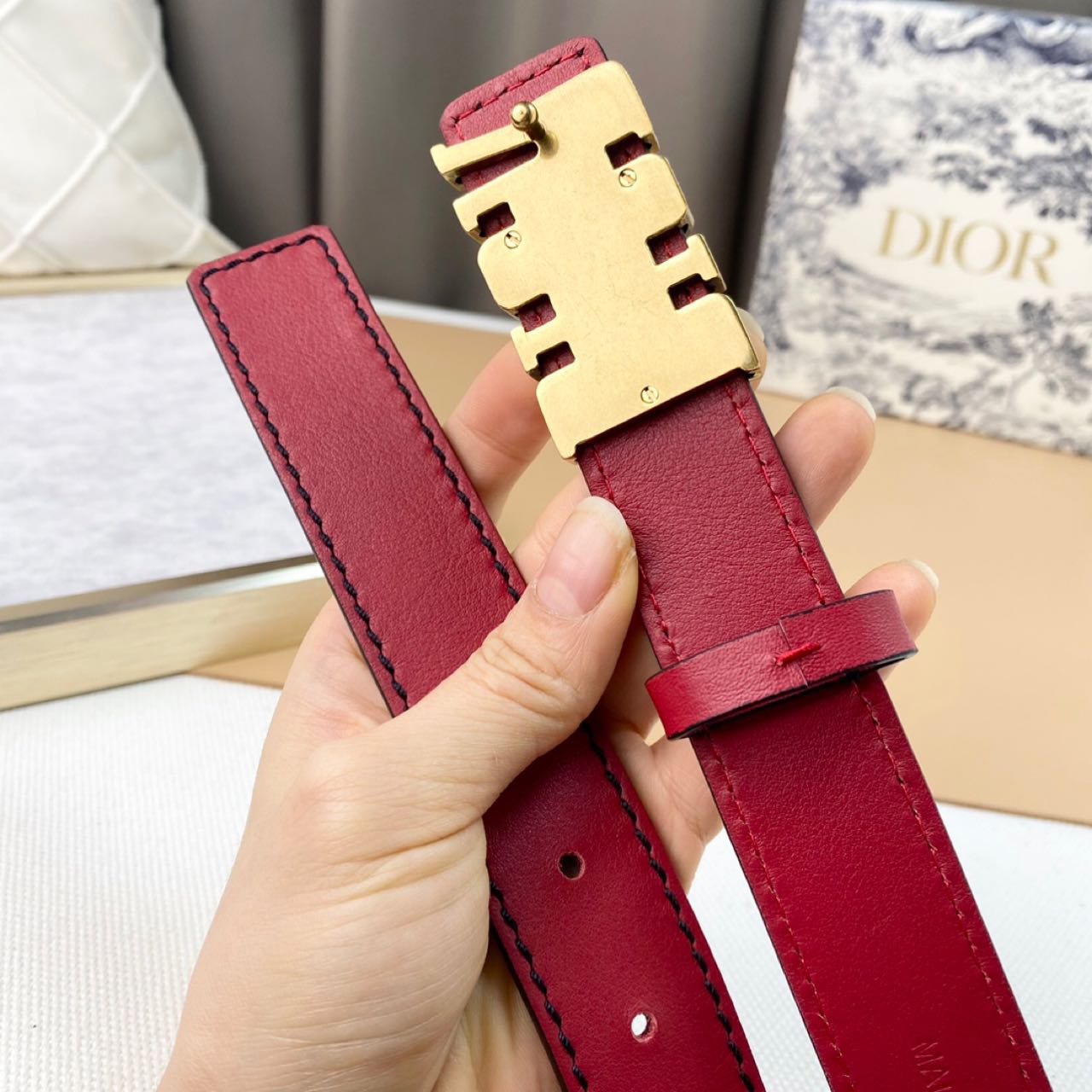 Dior D-Fence Reversible Belt  - FashionPlug