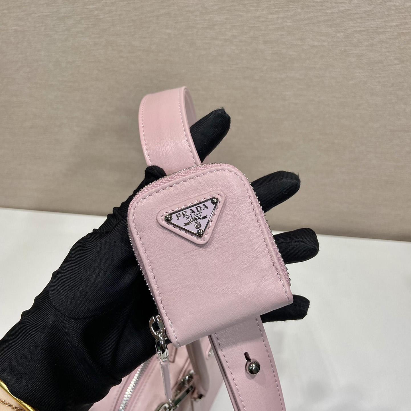 Prada Medium Antique Nappa Leather Top Handle Bag - FashionPlug