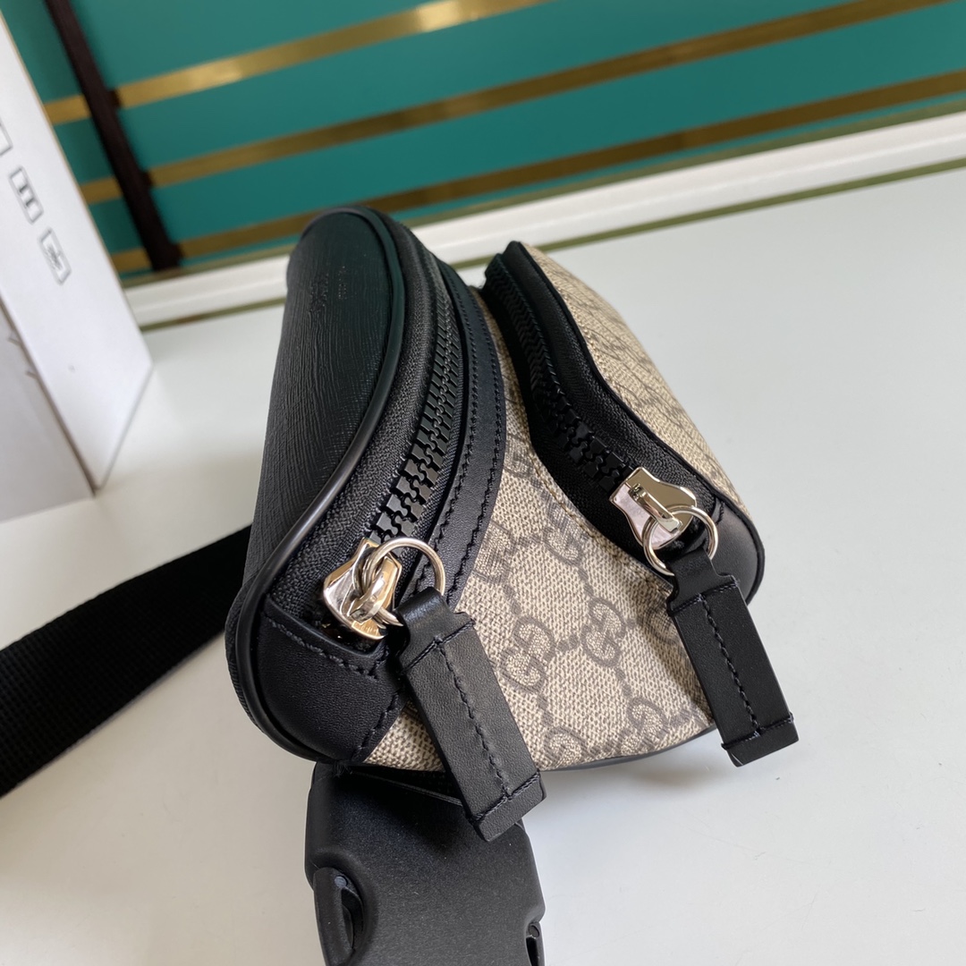 Gucci GG Supreme Monogram Belt Bag (23-11.5-7.5cm) - FashionPlug