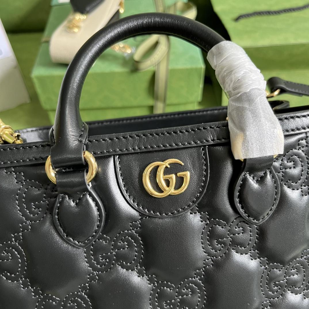 Gucci GG Matelasse MIni Top Handle Bag  (23x 22x 10cm) - FashionPlug