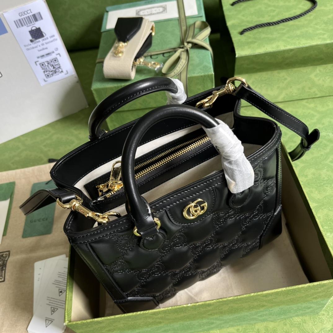 Gucci GG Matelasse MIni Top Handle Bag  (23x 22x 10cm) - FashionPlug
