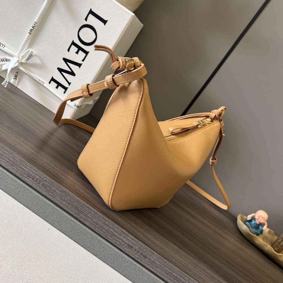 Loewe Mini Hammock Hobo Bag In Classic Calfskin - FashionPlug