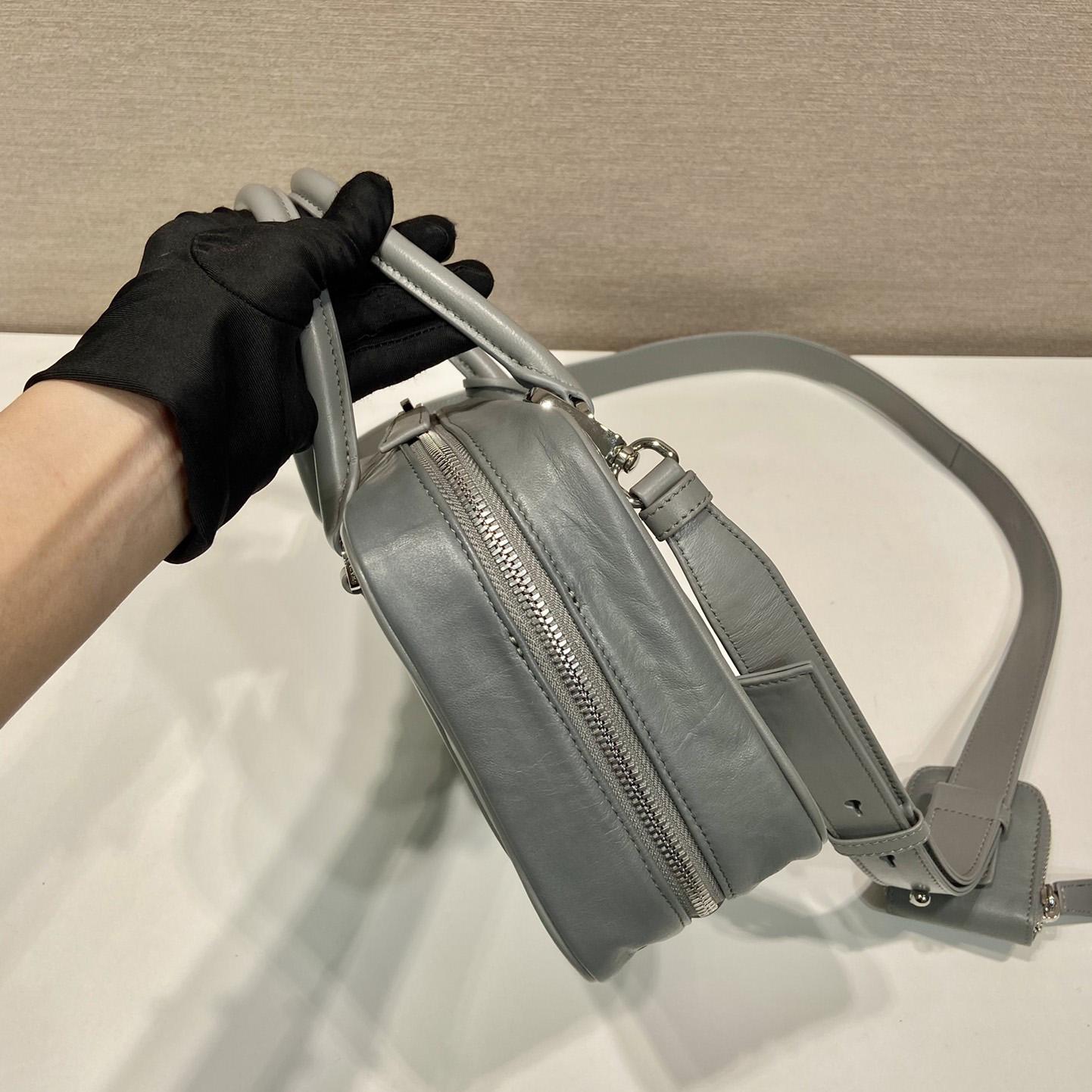 Prada Medium Antique Nappa Leather Top Handle Bag - FashionPlug