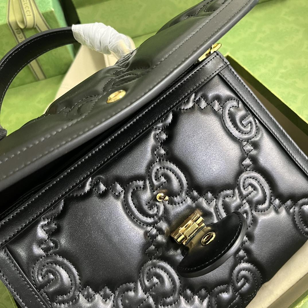 Gucci GG Matelasse Handbag (25.5x 20.5x 12.5cm) - FashionPlug