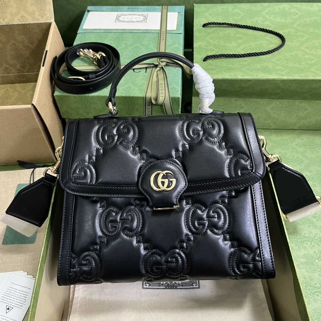 Gucci GG Matelasse Handbag (25.5x 20.5x 12.5cm) - FashionPlug
