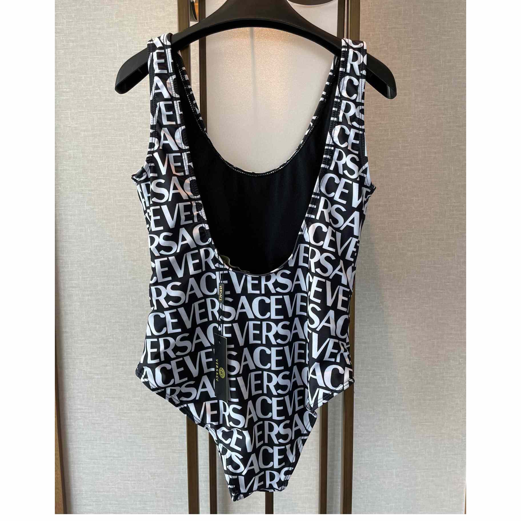 Versace Allover One-Piece Swimsuit - FashionPlug