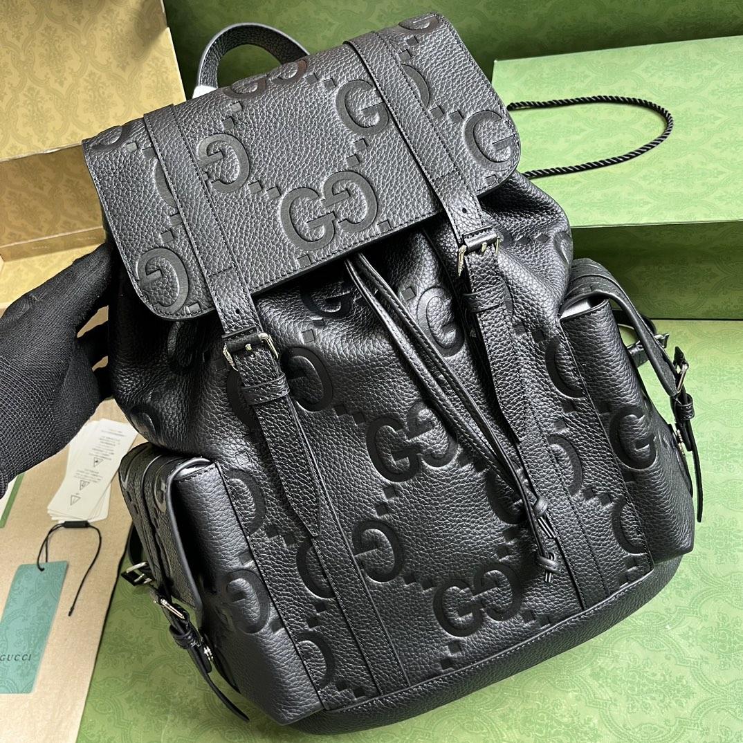 Gucci Jumbo GG Backpack(34-41-12cm) - FashionPlug