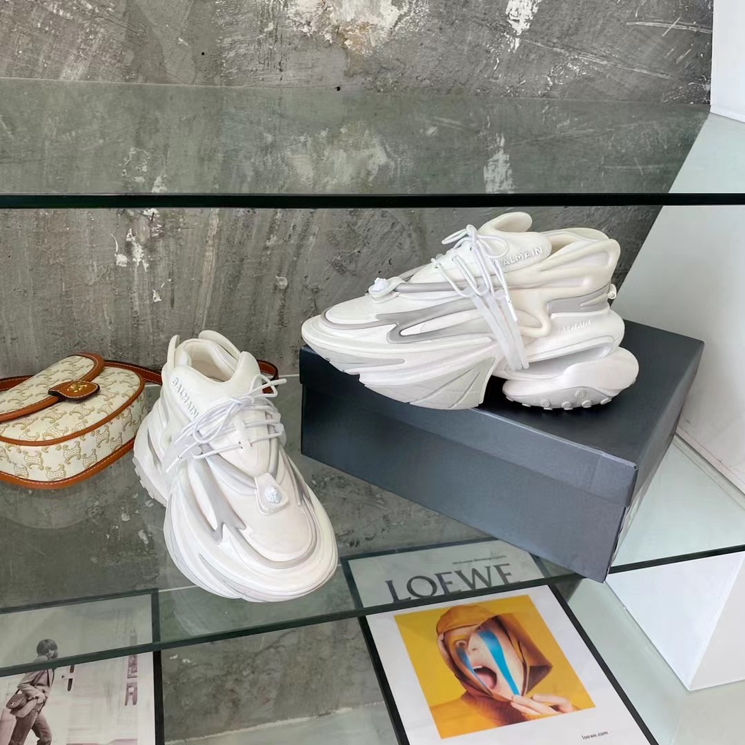 Balmain Unicorn Chunky Sneakers - FashionPlug