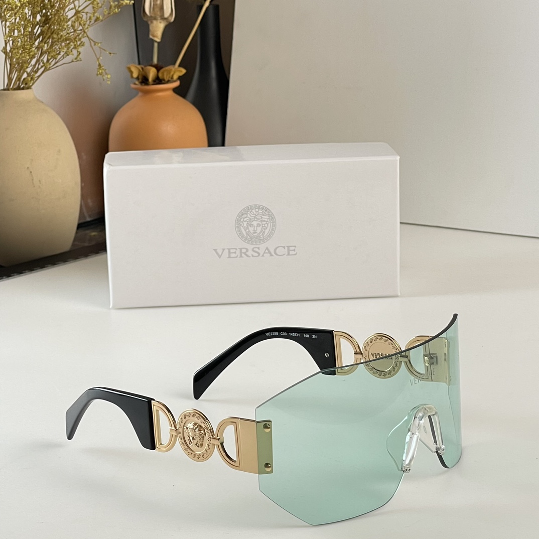 Versace Medusa Biggie Mask Sunglasses   VE2258 - FashionPlug
