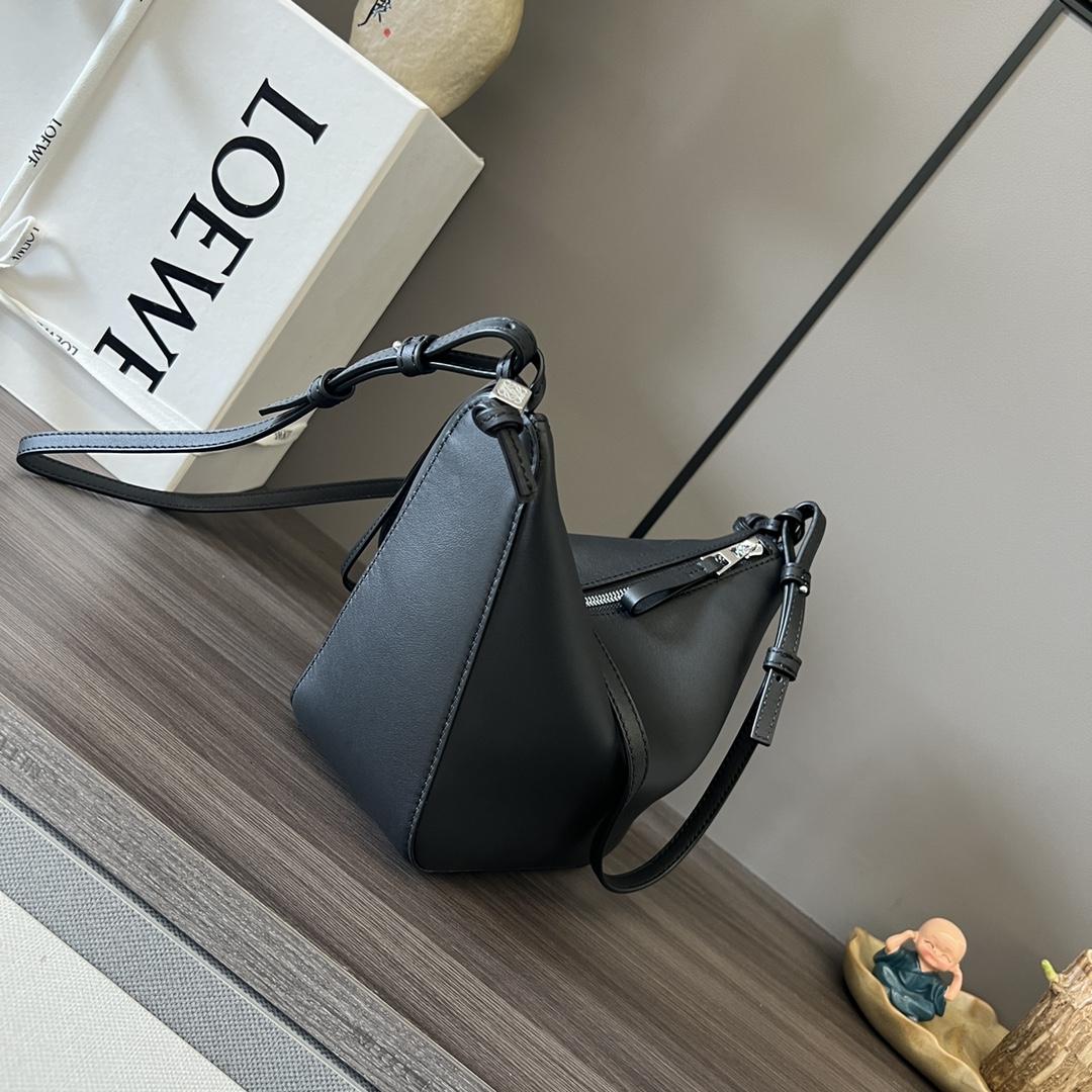 Loewe Mini Hammock Hobo Bag In Classic Calfskin - FashionPlug