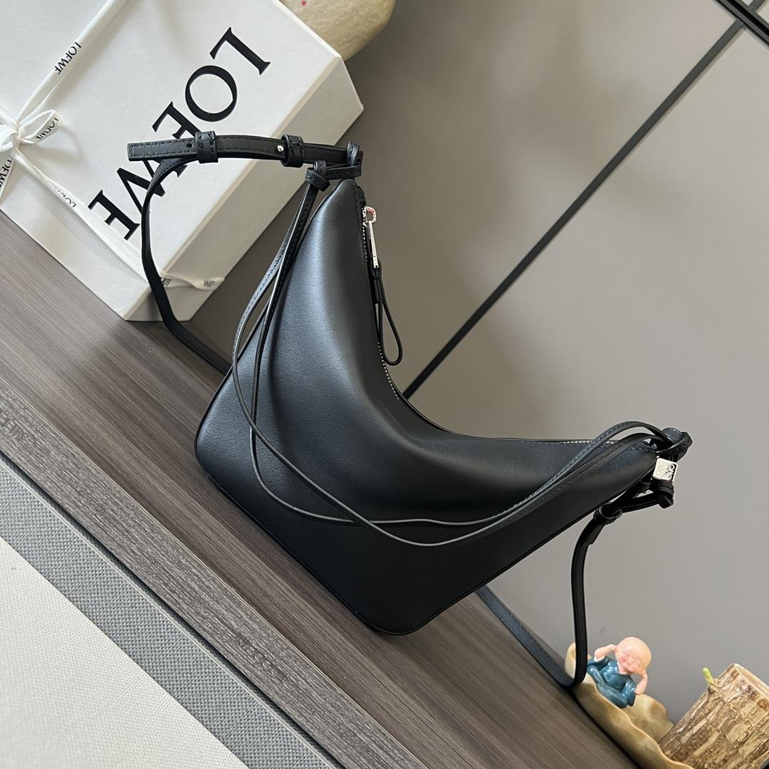 Loewe Mini Hammock Hobo Bag In Classic Calfskin - FashionPlug