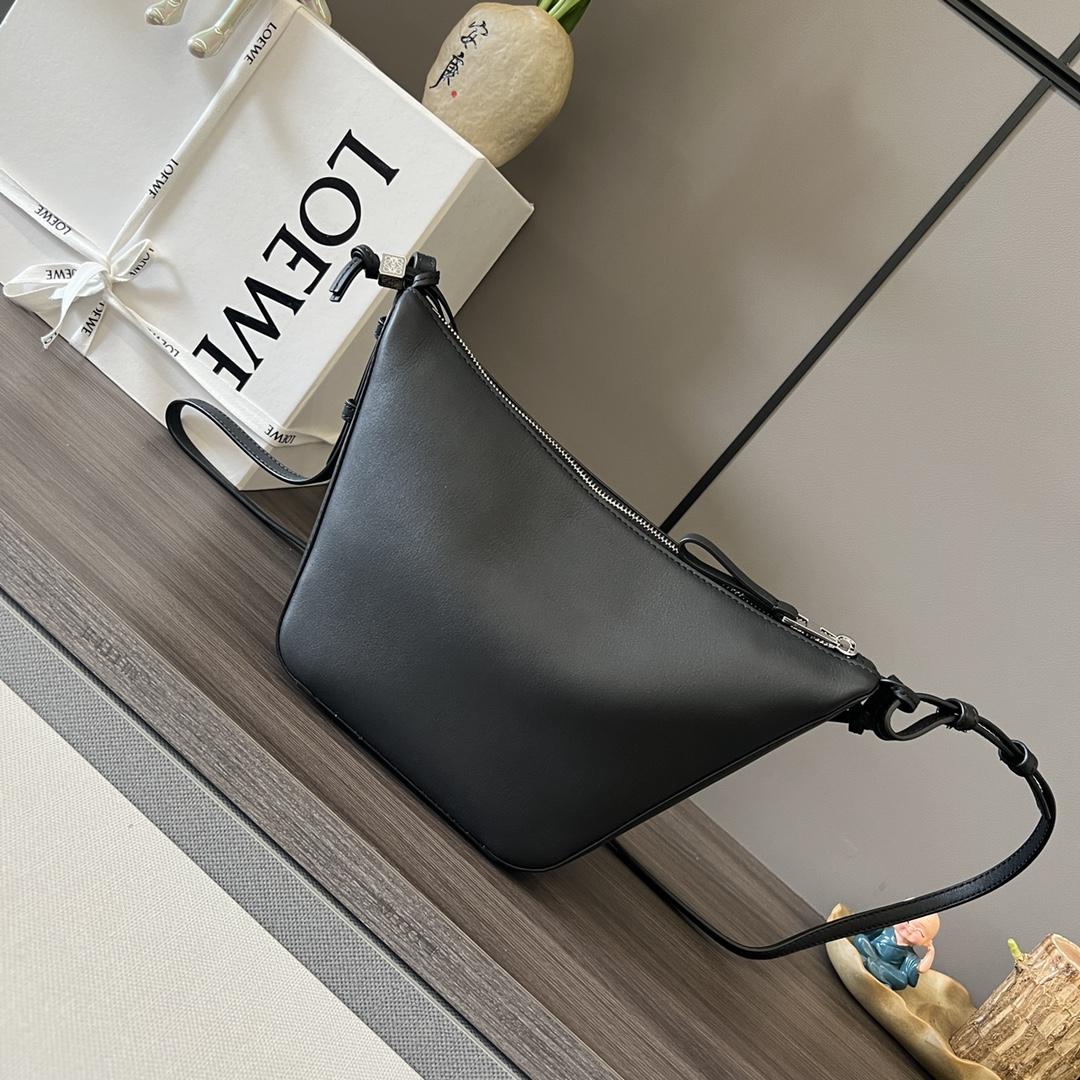 Loewe Mini Hammock Hobo Bag In Classic Calfskin - FashionPlug