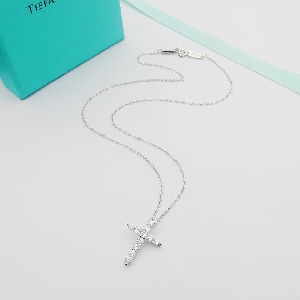 Tiffany&CO Cross Pendant - FashionPlug