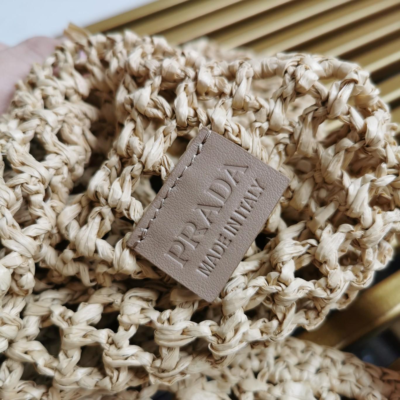 Prada Crochet Tote Bag - FashionPlug