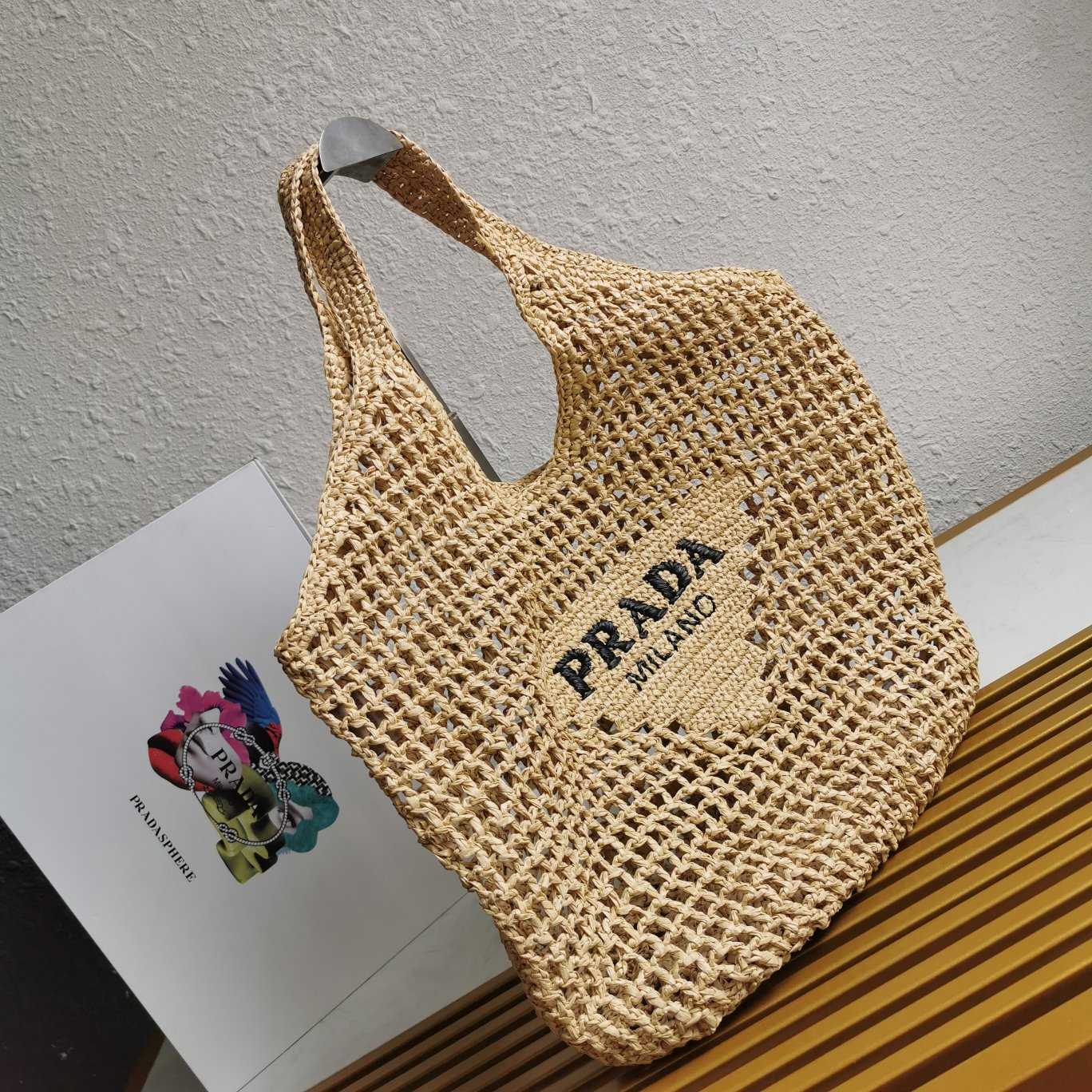 Prada Crochet Tote Bag - FashionPlug