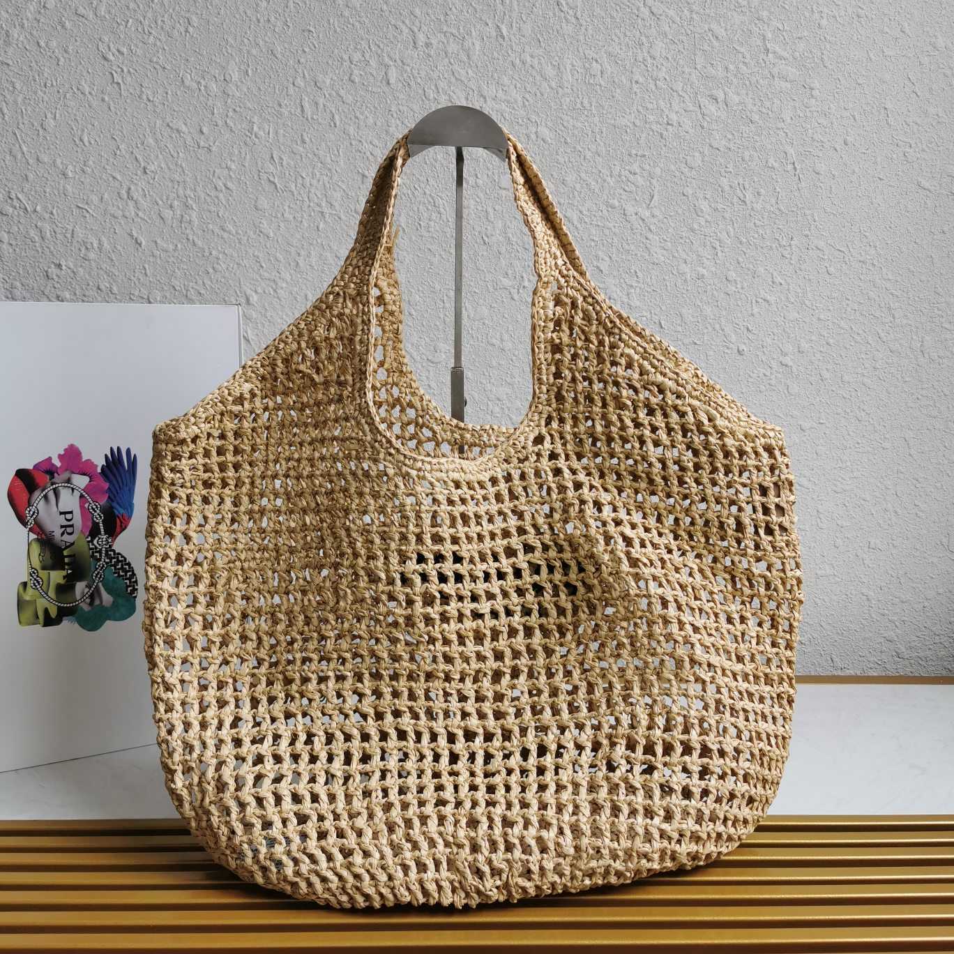 Prada Crochet Tote Bag - FashionPlug