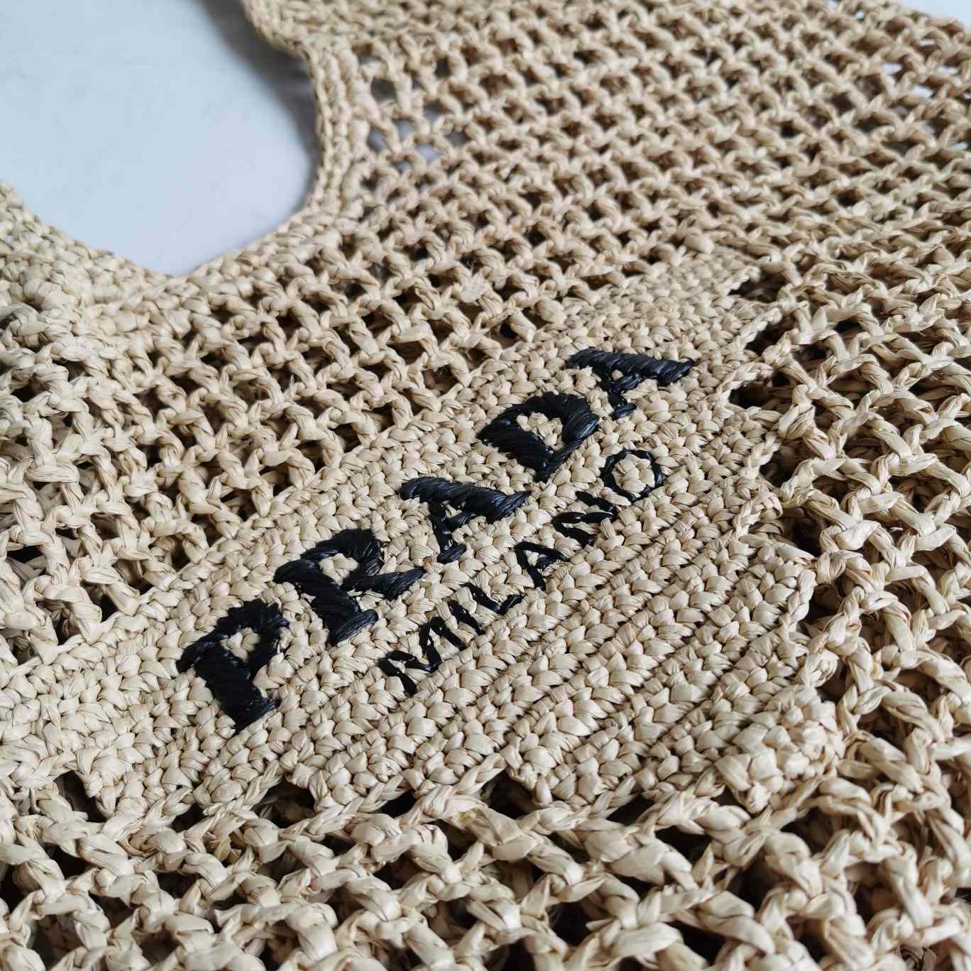 Prada Crochet Tote Bag - FashionPlug