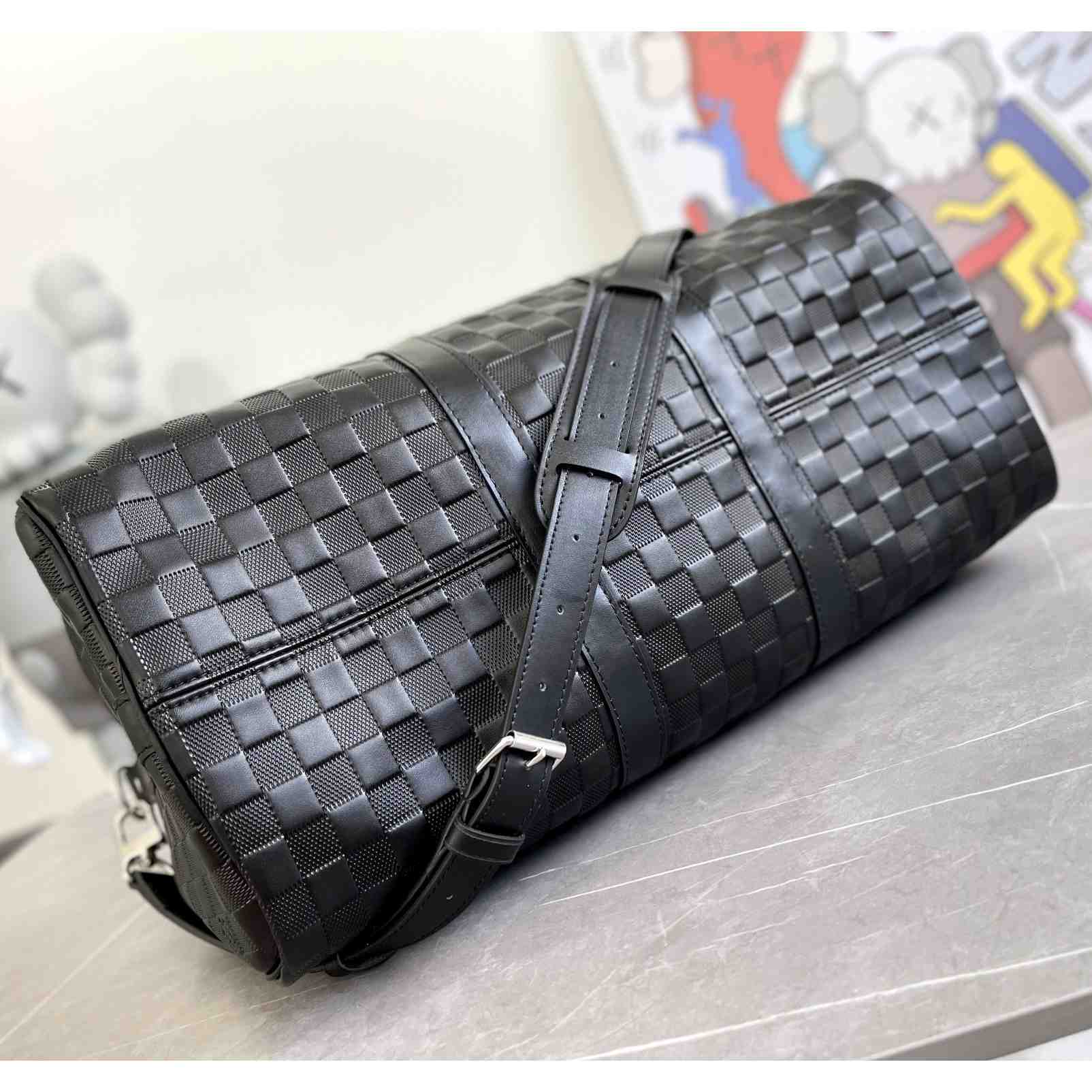 Louis Vuitton Keepall Bandoulière 50 Black    N41145 - FashionPlug
