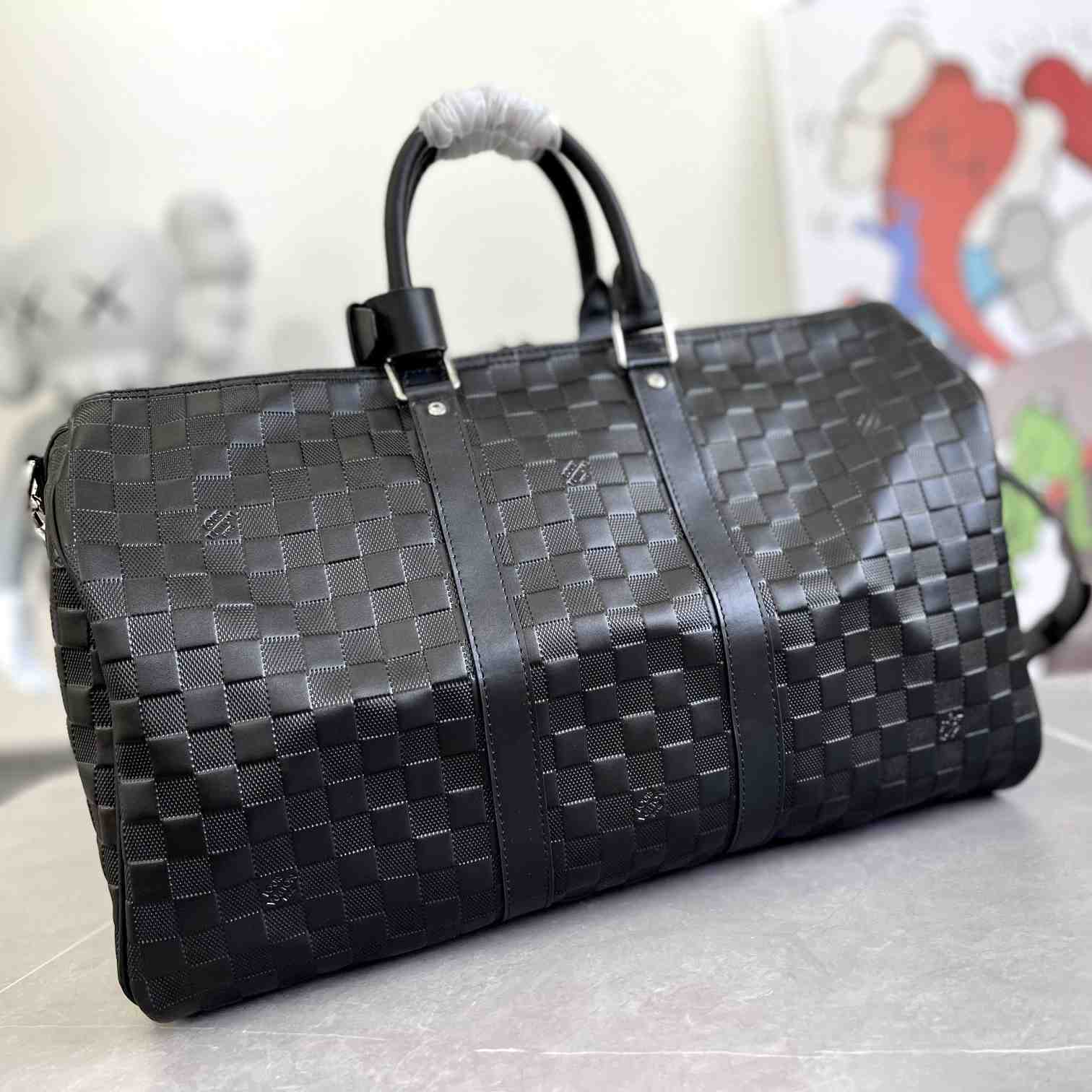 Louis Vuitton Keepall Bandoulière 50 Black    N41145 - FashionPlug