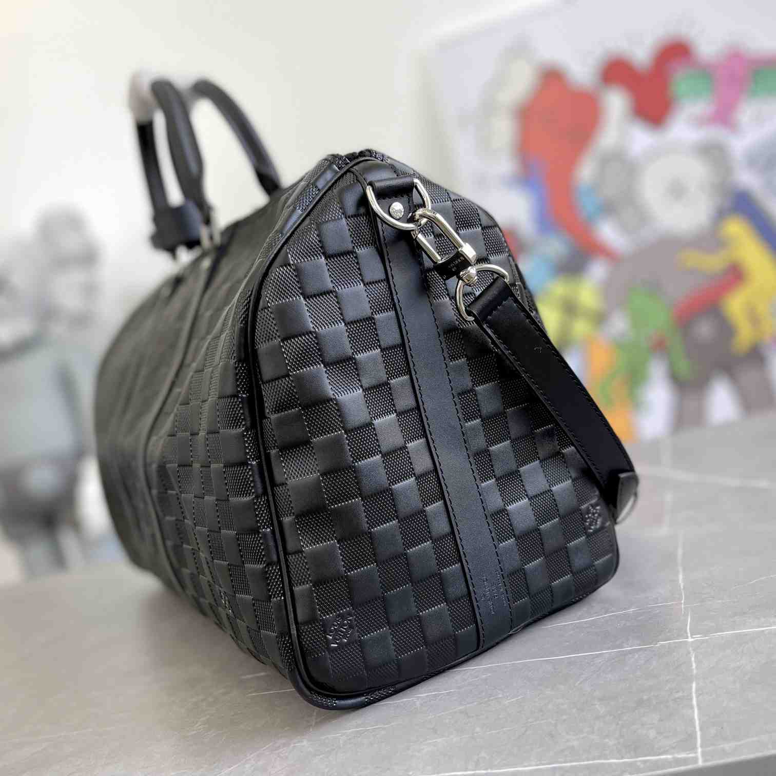 Louis Vuitton Keepall Bandoulière 50 Black    N41145 - FashionPlug