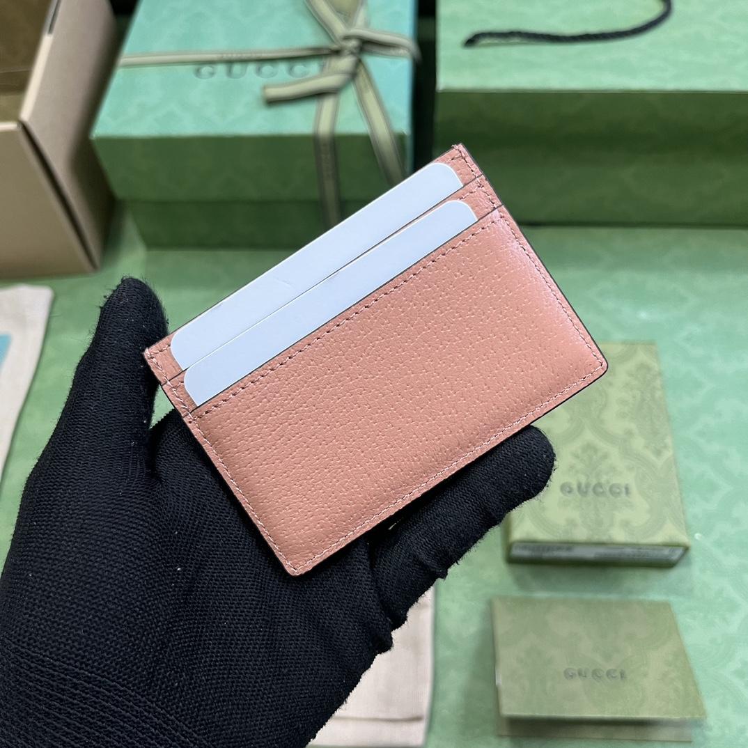 Gucci Ophidia GG Card Case(10-7.5CM) - FashionPlug