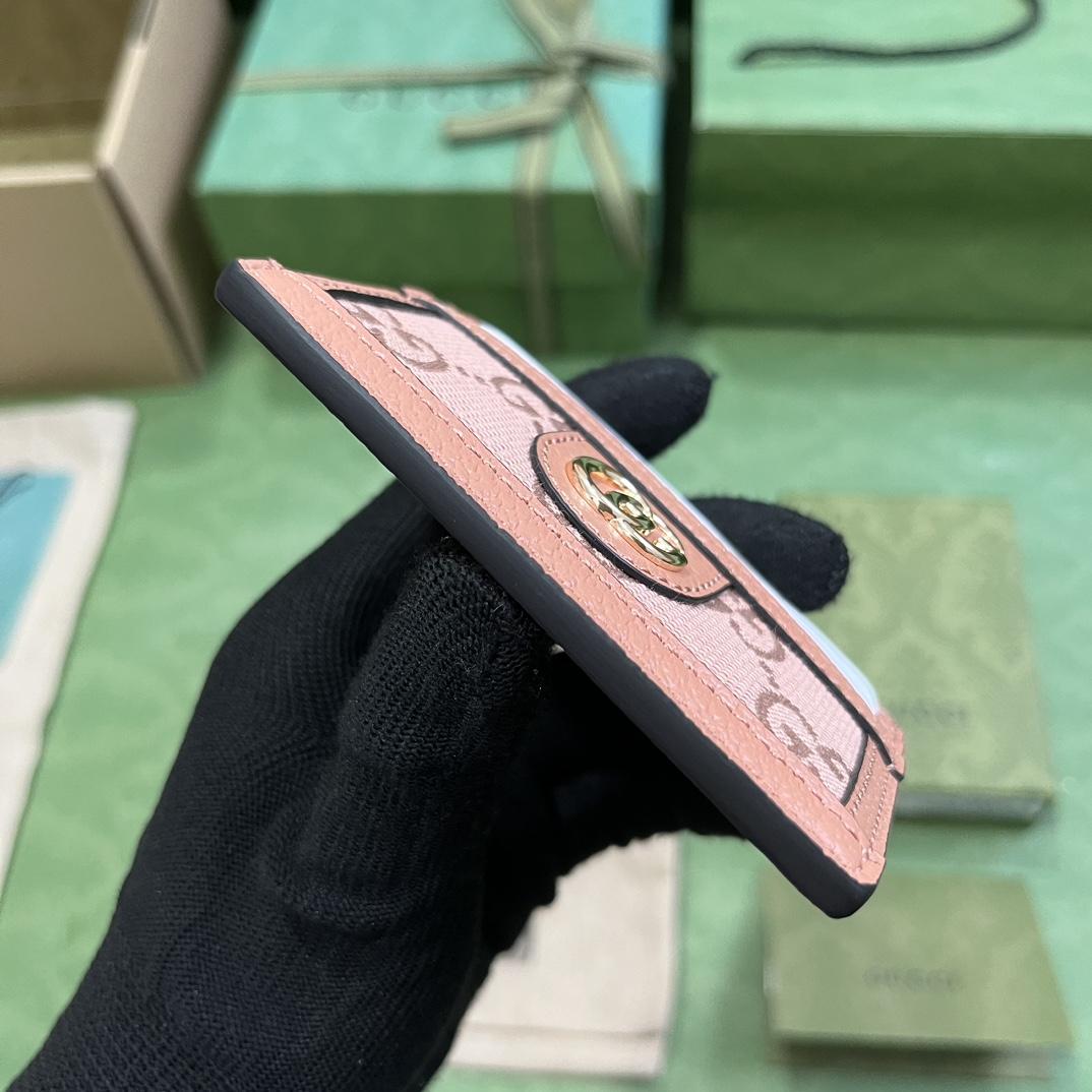 Gucci Ophidia GG Card Case(10-7.5CM) - FashionPlug