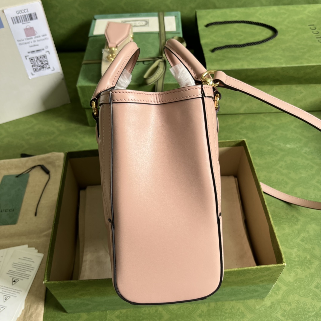 Gucci GG Matelasse MIni Top Handle Bag  (23x 22x 10cm) - FashionPlug