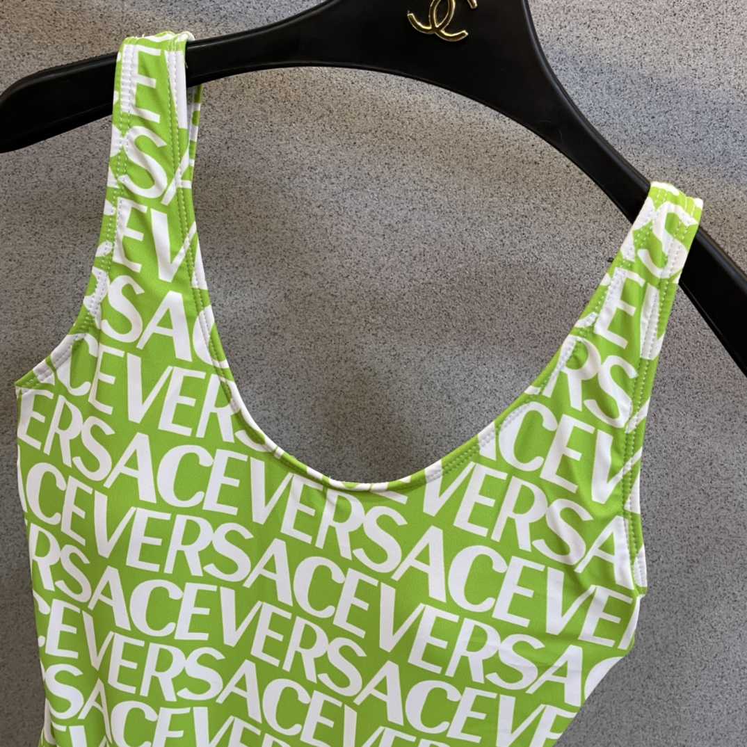 Versace Allover One-Piece Swimsuit - FashionPlug