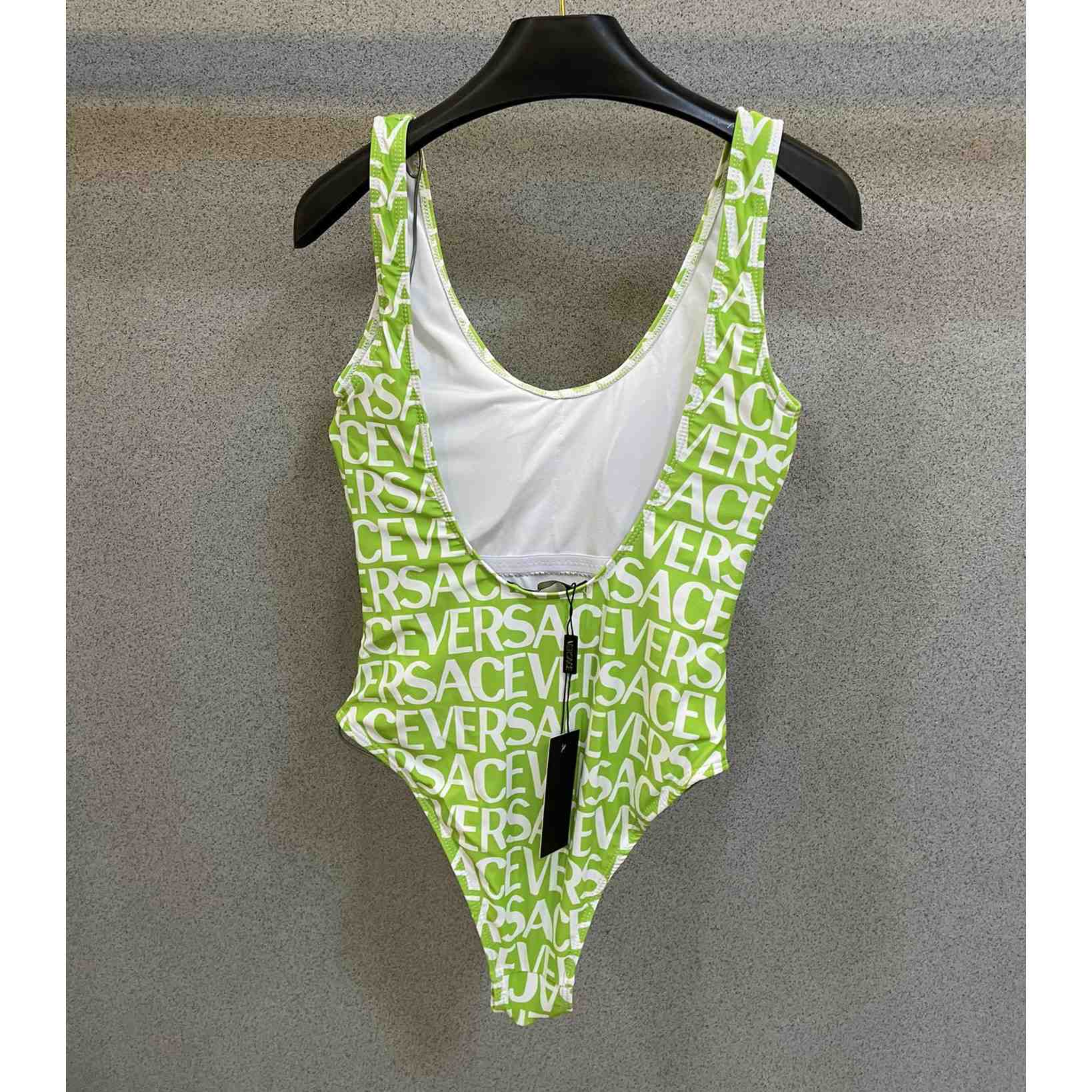 Versace Allover One-Piece Swimsuit - FashionPlug