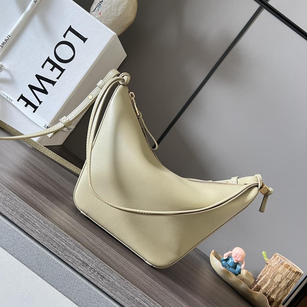 Loewe Mini Hammock Hobo Bag In Classic Calfskin - FashionPlug