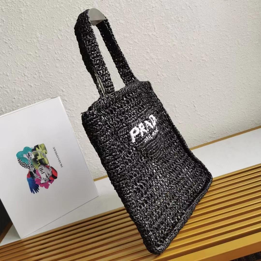 Prada Crochet Tote Bag  - FashionPlug