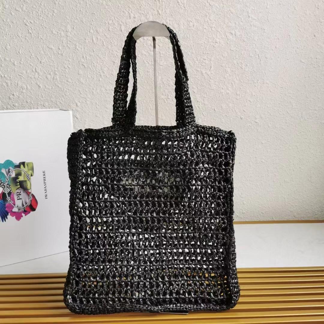 Prada Crochet Tote Bag  - FashionPlug