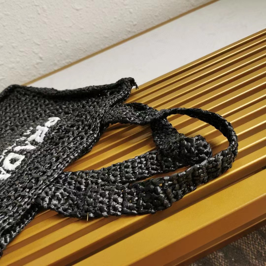 Prada Crochet Tote Bag  - FashionPlug