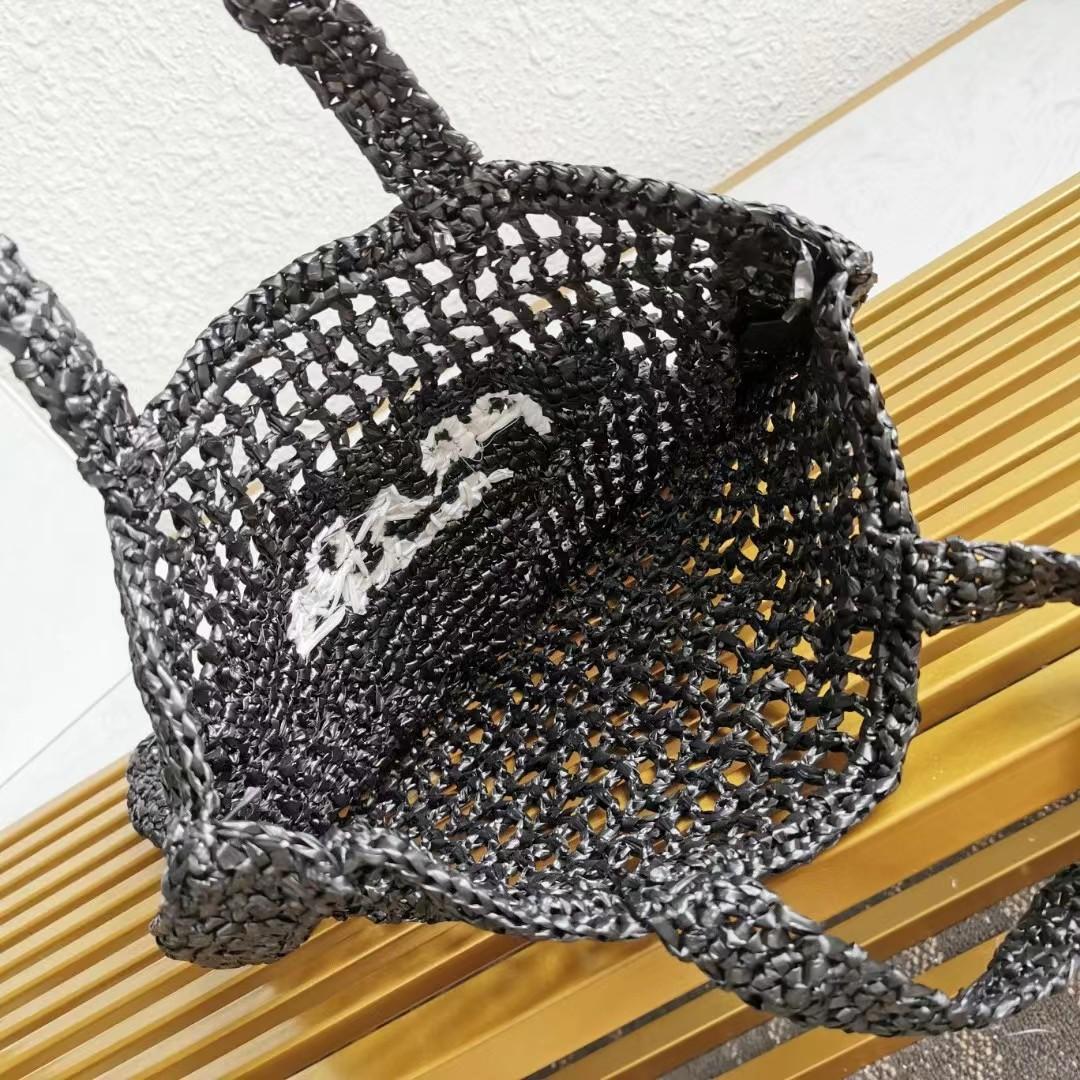 Prada Crochet Tote Bag  - FashionPlug