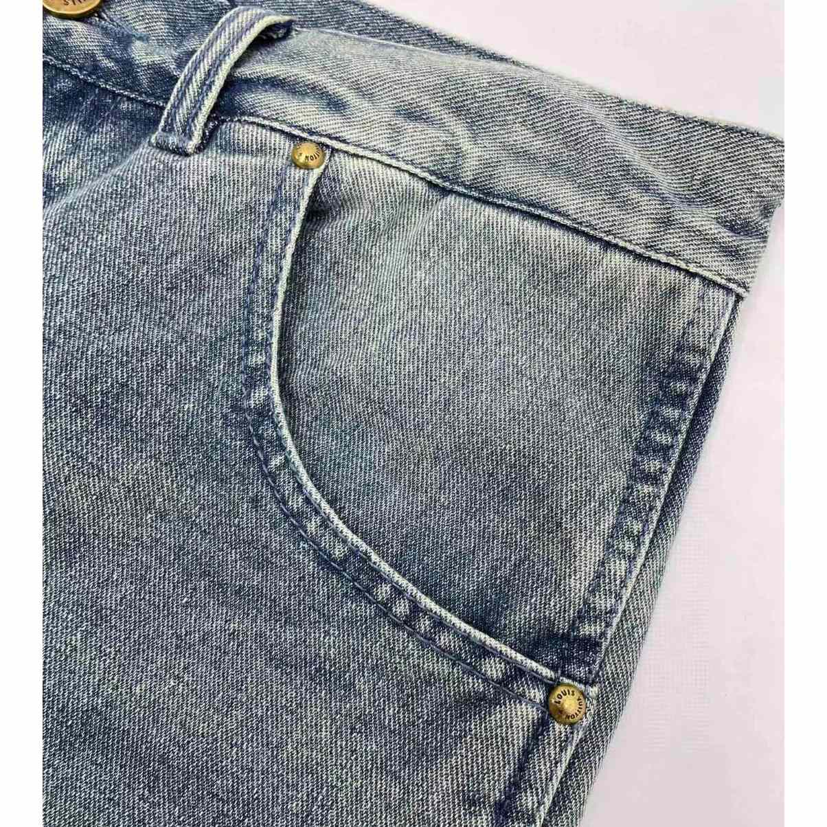 Louis Vuitton Denim Carpenter Shorts    1ABJ7D - FashionPlug