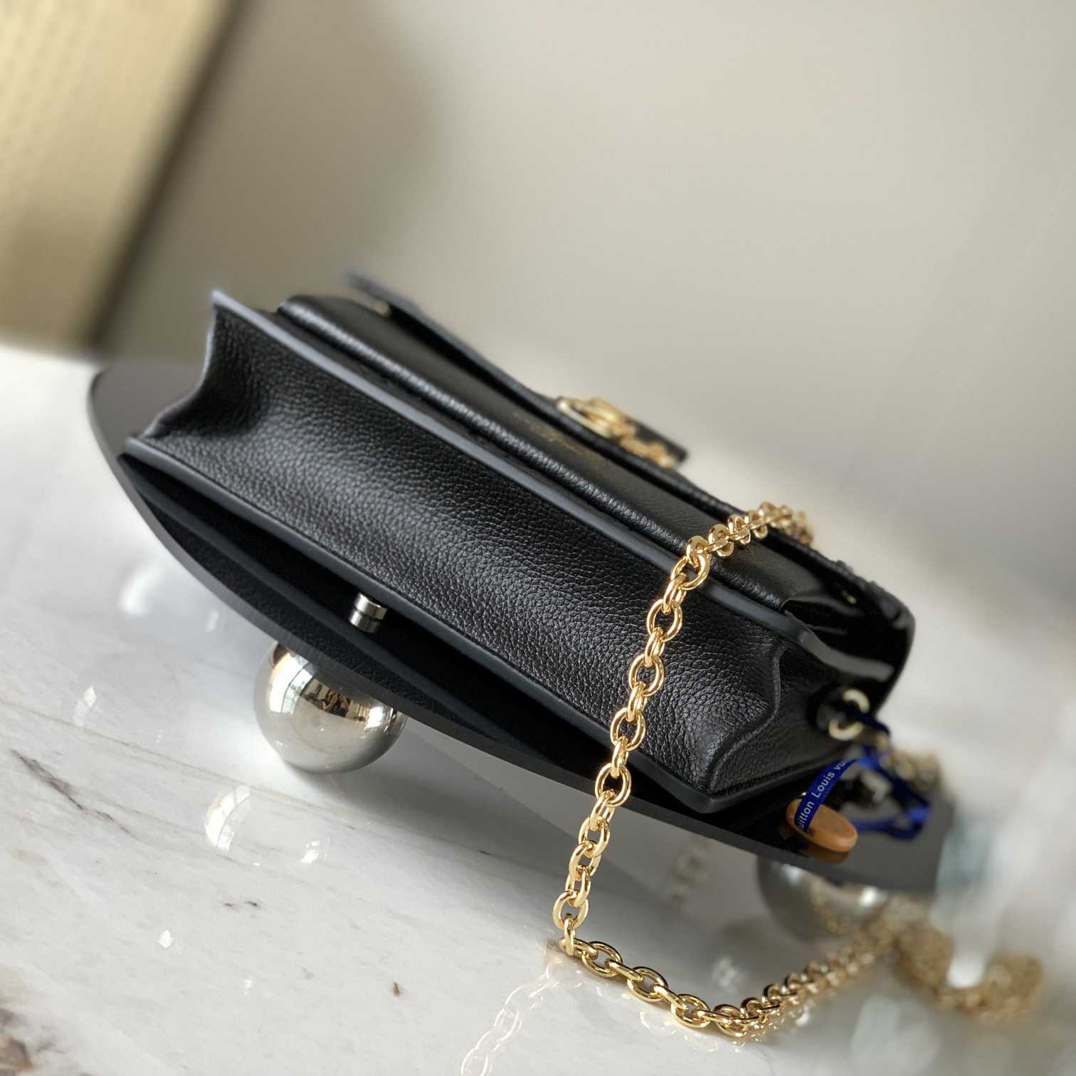 Louis Vuitton Black Monogram Empreinte Leather Vavin Wallet On Chain (19x 12.5 x 4 cm)    M67839 - FashionPlug
