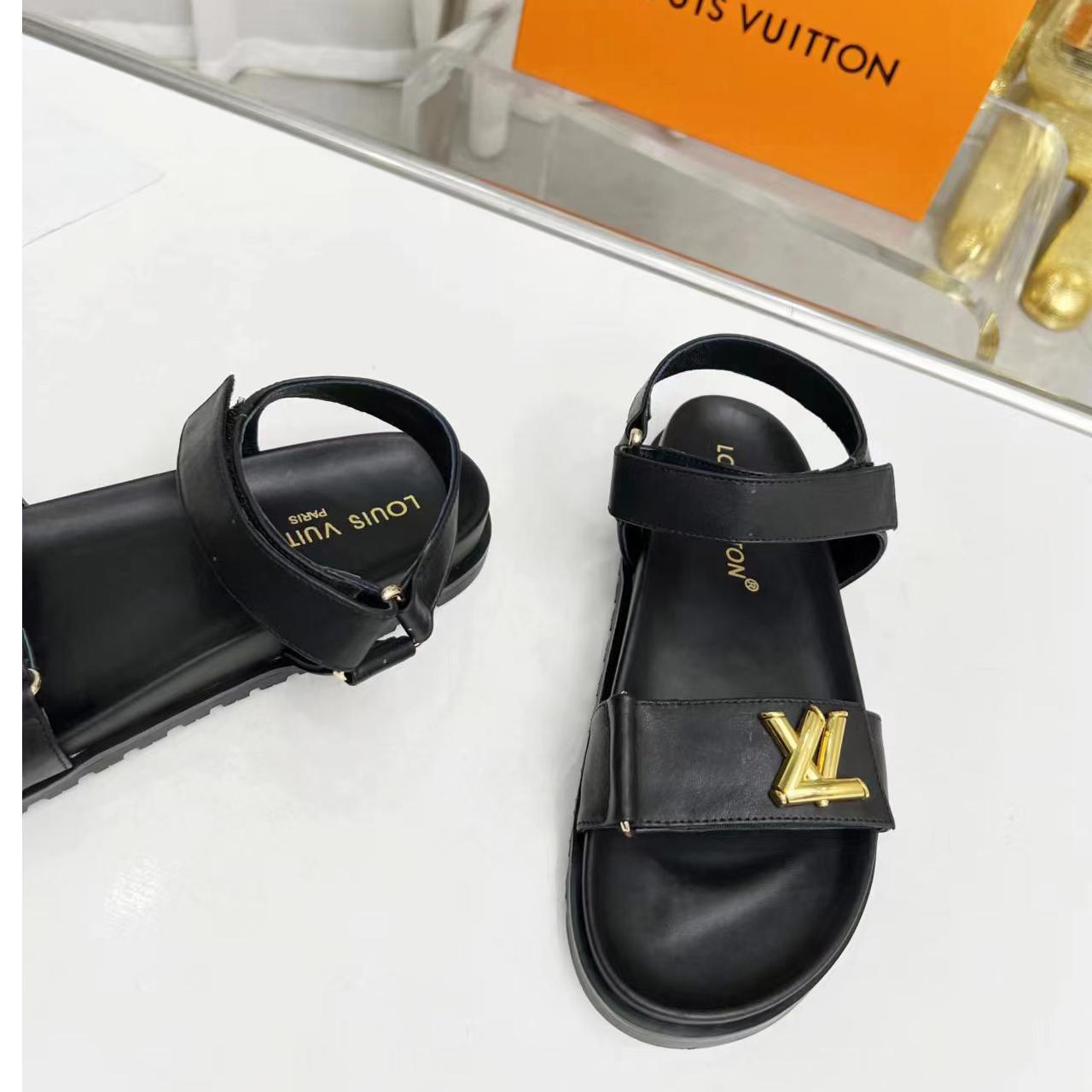 Louis Vuitton LV Sunset Comfort Flat Sandal   1ABW6W - FashionPlug