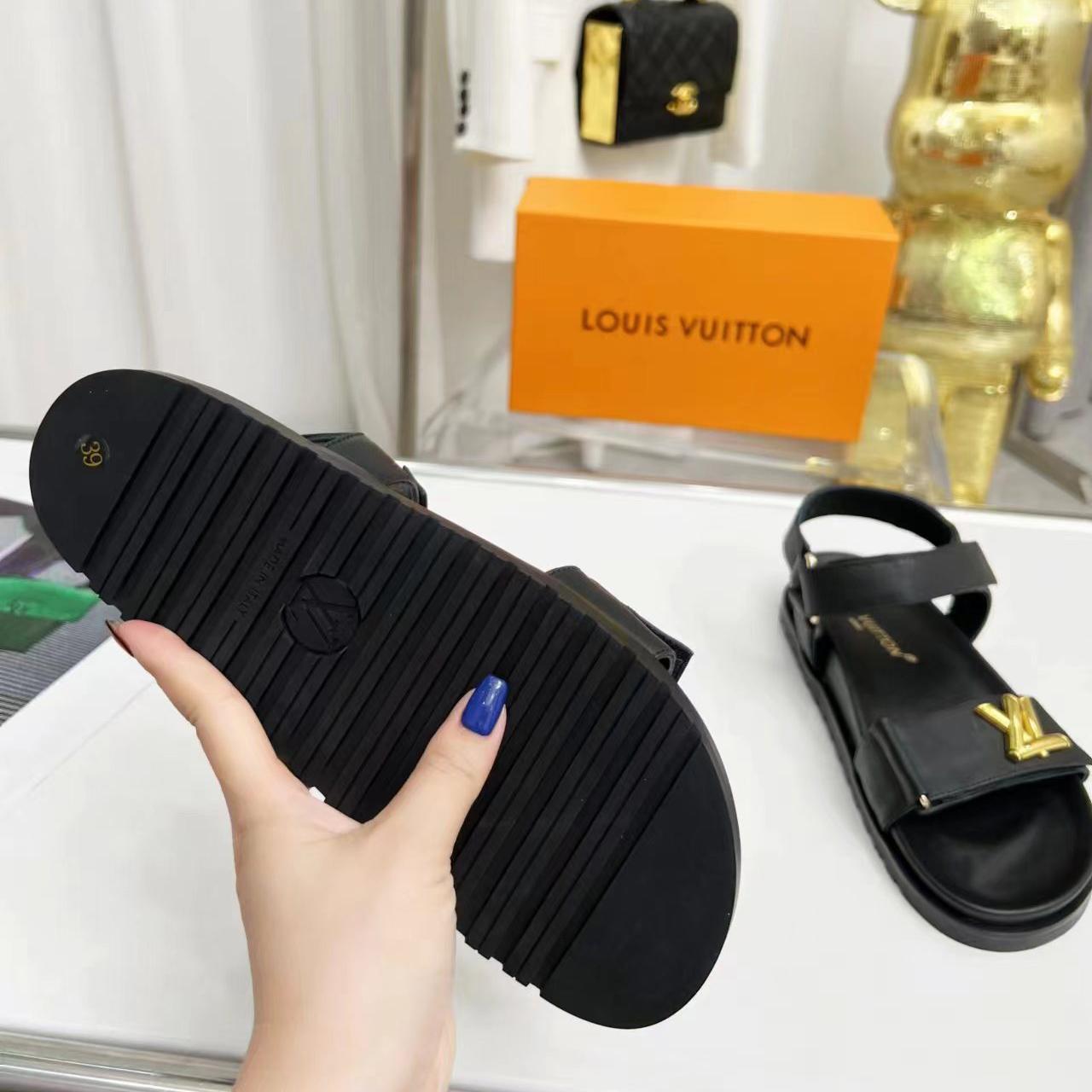 Louis Vuitton LV Sunset Comfort Flat Sandal   1ABW6W - FashionPlug