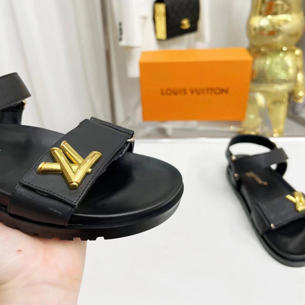 Louis Vuitton LV Sunset Comfort Flat Sandal   1ABW6W - FashionPlug